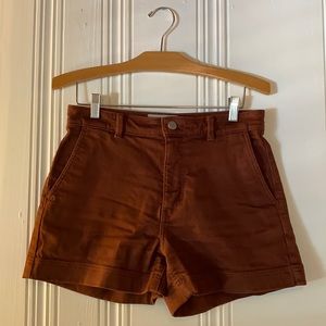 Everlane Cotton Twill Short - Rosewood